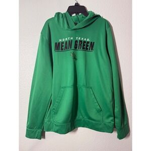 Kids North Texas Mean Green Hoodie Pullover Green XL 18 20
